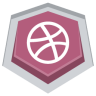 Dribbble, 社会网络 图标