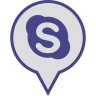 Skype, 社会, 媒体, 销, 标志 图标