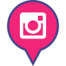 社会, 媒体, 销, 标志, instagram 图标