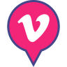 社会, 媒体, 销, 标志, vimeo 图标