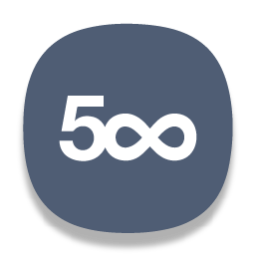 500px, 사회적 네트워크 아이콘