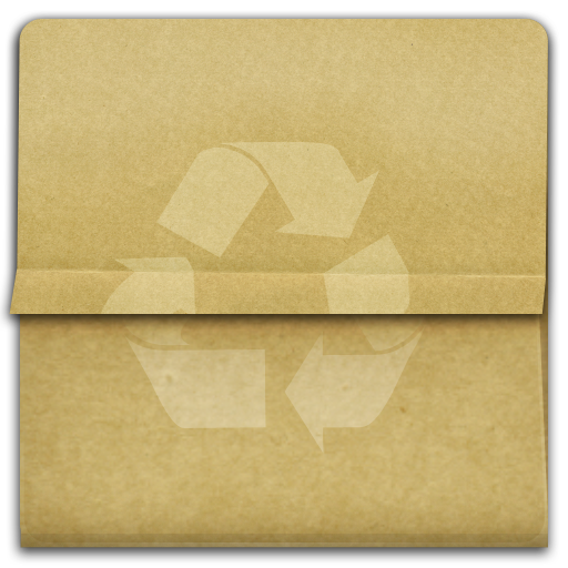 ícone reciclar, pasta