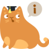 ícone Informações, gato