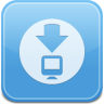 ícone Downloads, seta, pc, pasta