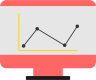 ícone De trafego, analise de dados, graficos, tela