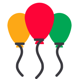Icono Globos decoracion navidad navidad