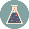 ícone Embarcação, química, tubo de ensaio