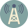 ícone Rádio, sinal de