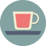 ícone Copa, café, bebida