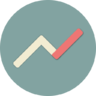 ícone Linear, o diagrama de
