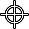Crosshair, overzicht Pictogram