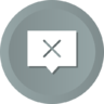 Chat, comment, eml, bubble, ml, message, remove Icon