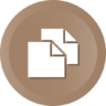 Kopiëren, documenten, dubbele bestanden Pictogram