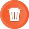 ícone Excluir, caixote de lixo, de vazio, de reciclagem, reciclagem, remover lixo
