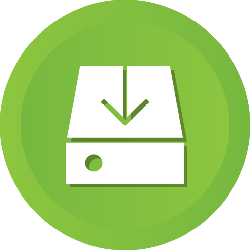 Download, drive, data, storage, hdd, hard, to Icon