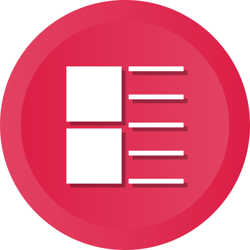 Item, li, lijst, item, ul Pictogram