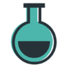 Icono Tubo de ensayo, química