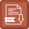 Php, 文件, 类型, 下载 图标