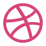 Dribbble, 社会网络 图标