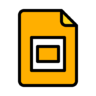 Slide, show, presentation, google, file, service Icon