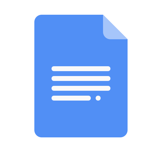 dokumen, file, data, google, jas Ikon