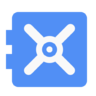 Locker, portemonnee, kluisje, bescherming, veilig, google Pictogram