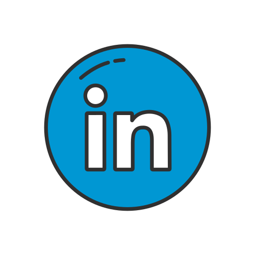 linkedin, วงกลม ไอคอน