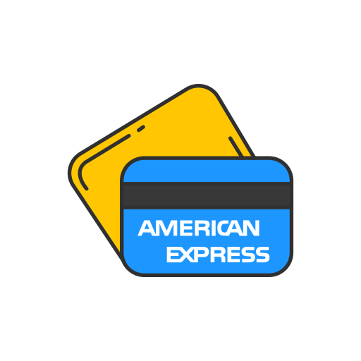 미국, express 카드 아이콘