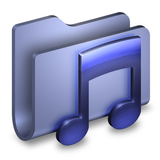 เพลงโฟลเดอร์ ไอคอน