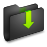 ícone De downloads, pasta