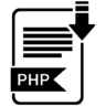 文件类型, 文件, php, 下载 图标