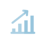 ícone O google analytics, aumentar, gráficos, barras de