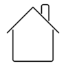 家里, 房子 图标