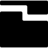Papier, in map Pictogram
