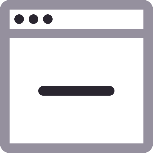 Icona browser, linea