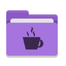 Folder, violet, java Icon