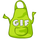 エプロン, gif アイコン