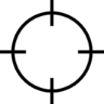 Basic, gunsight Icon