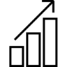 Ecommerce, graph, increase Icon