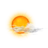 Bewolkt, dag, tijd Pictogram