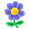 Icona Blu, Fiore