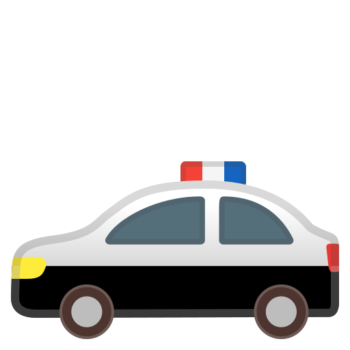 警察, 汽车 图标