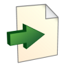 Export, naar, bestand Pictogram