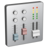 Geluid, mixer Pictogram