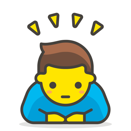 man, お辞儀 アイコン