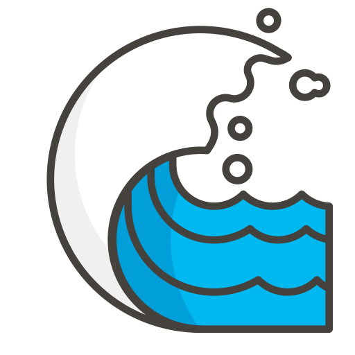 水, 波 图标