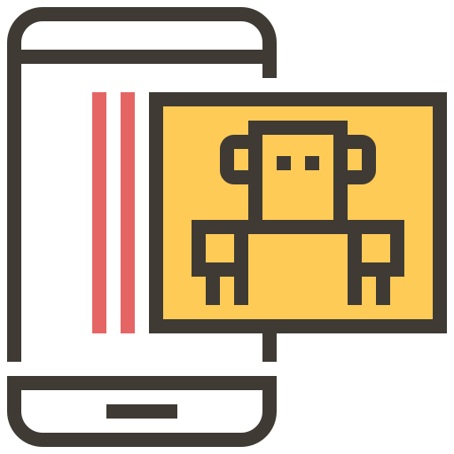 artificial intelligence, smarphone Icon