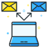 Email, laptop, communication Icon