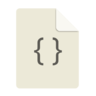 Toepassing, script, leeg Pictogram