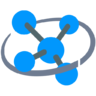 Wetenschappen, chemie, atom Pictogram